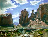 Beautiful Country Landscapes Paintings from Arizona, USA